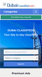 Mobile Screenshot of dubaiclassified.com
